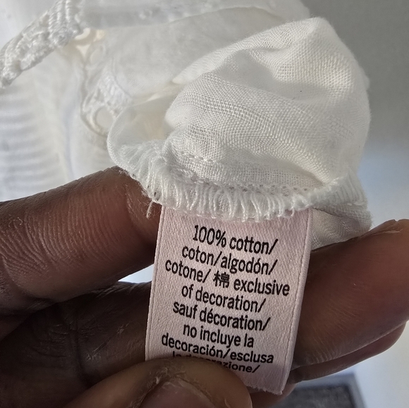 Vintage Victoria Secret Top/ Nightgown White Textured Dainty Minimalist - Picture 11 of 14